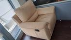 witte ligstoel/recliner, Huis en Inrichting, Fauteuils, Ophalen, Zo goed als nieuw, 75 tot 100 cm, Leer