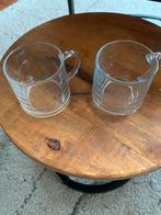 2 Douwe Egberts Pickwick theeglazen ,, oude” stijl, Ophalen of Verzenden, Overige stijlen, Kop(pen) en/of Schotel(s), Glas