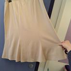 Rabe effen beige midi rok rekbare taille band mt 46 nr 41576, Rabe, ., Beige, Maat 46/48 (XL) of groter