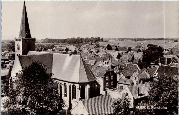 Ameide - Panorama (2x), Verzamelen, Ansichtkaarten | Nederland, Gelopen, Utrecht, 1960 tot 1980, Verzenden