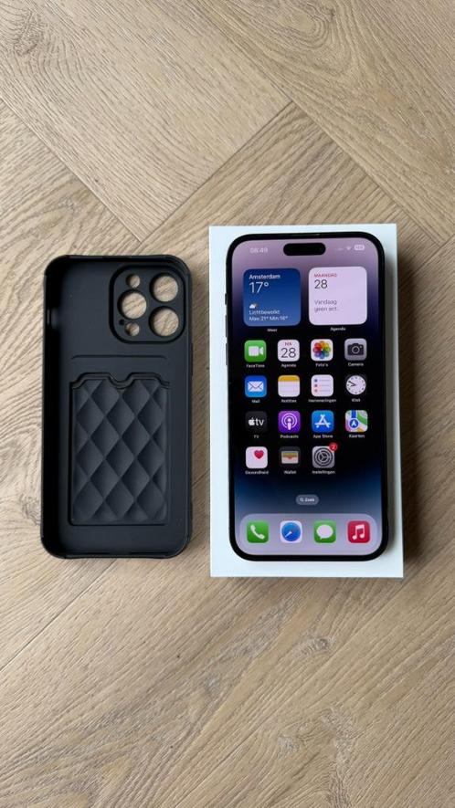 iPhone 14 Pro Max Space Grey 128, Telecommunicatie, Mobiele telefoons | Apple iPhone, Zo goed als nieuw, 128 GB, Zonder abonnement
