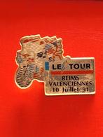 Wielrennen : Tour de France  etappe: REIMS-VALENCIENNES 1991, Sport, Speldje of Pin, Zo goed als nieuw, Verzenden