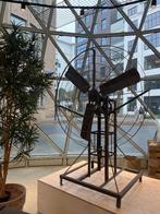 Industriële gietijzeren vintage ventilator, Ophalen, Zo goed als nieuw, Vloerventilator