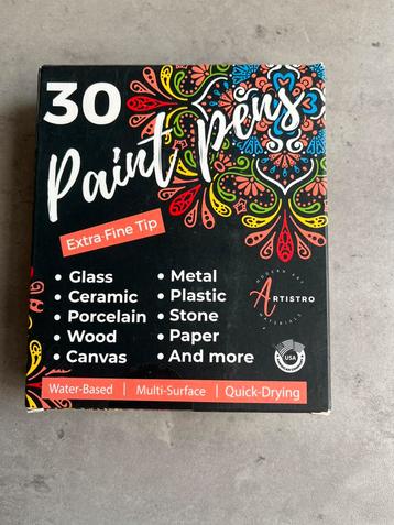 Artistro paint pens beschikbaar voor biedingen