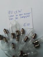 8V1,5W reservelampjes kerstverlichting E10 reserve lampjes, Ophalen of Verzenden, Nieuw