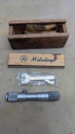Mitutoyo Micrometer in Houten Doos, Ophalen of Verzenden
