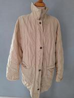 Hucke outdoor maat 38/40 beige Jas met borduursels., Ophalen of Verzenden, Zo goed als nieuw, Maat 38/40 (M), Beige