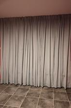 In between vitrage glasgordijnen grijs 250H 6x150 B, Huis en Inrichting, 200 cm of meer, Ophalen of Verzenden, Zo goed als nieuw