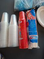 Diverse kunststof servies, bekers, glazen,  bestek, Ophalen of Verzenden, Zo goed als nieuw