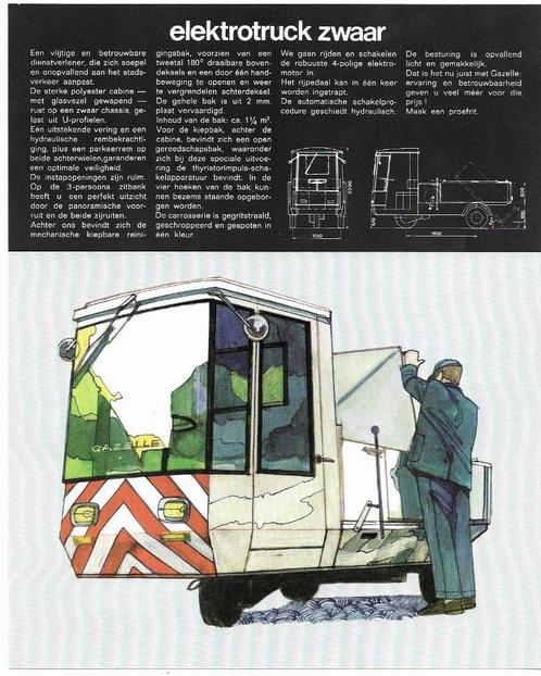 Gazelle elektrotruck zwaar (A3542), Boeken, Vervoer en Transport, Zo goed als nieuw, Overige vervoermiddelen, Verzenden