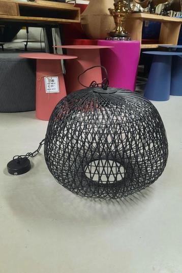 Leuke zwarte ronde open hanglamp Alwina Light & Living  beschikbaar voor biedingen