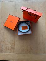 Hermes riem, Riem of Ceintuur, Echt leder, Zwart, 105 tot 115 cm