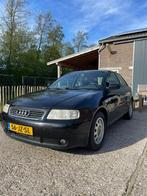 Audi A3 1.8 92KW 3D 2002 Zwart, Origineel Nederlands, Te koop, 5 stoelen, Benzine