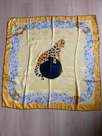 Zijden sjaal Panther Must de Cartier, Kleding | Dames, Mutsen, Sjaals en Handschoenen, Ophalen of Verzenden, Nieuw, Maat 46/48 (XL) of groter