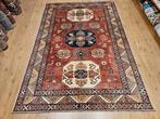 Vintage handgeknoopt oosters tapijt kazak 283x194, Huis en Inrichting, Info@SlatsAntiek.nl, Perzisch, 150 tot 200 cm, 200 cm of meer