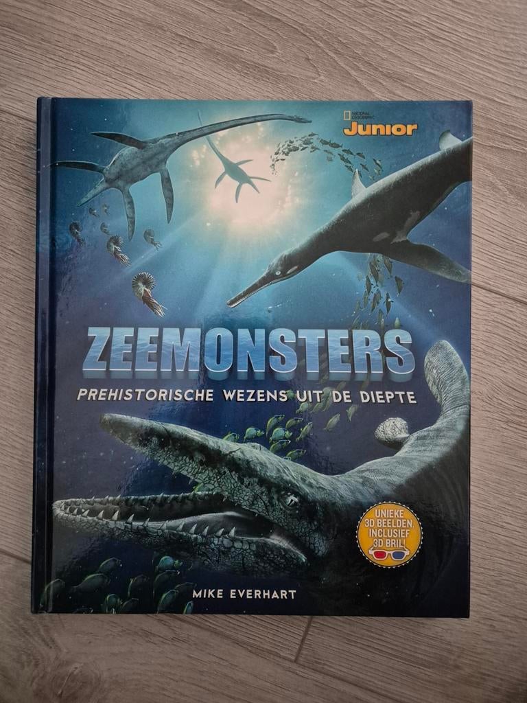 Zeemonsters: Prehistorische Wezens + 3D bril, Ophalen of Verzenden