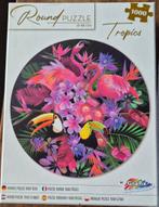 Ronde Puzzel 1000 Stukjes - Tropisch Thema, Ophalen, 500 t/m 1500 stukjes, Gebruikt, Legpuzzel