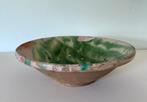 Ambachtelijke Provençaalse test terracotta geel / groen, Antiek en Kunst, Antiek | Keramiek en Aardewerk, Ophalen of Verzenden