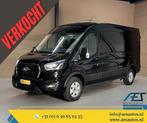 Ford Transit 2024 Zwart, Auto's, Bestelauto's, Automaat, 164 pk, Euro 6, Zwart