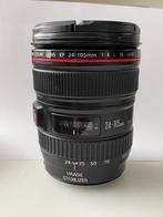 Canon zoom lens EF 24-105mm 1:4 L IS USM, Audio, Tv en Foto, Fotografie | Lenzen en Objectieven, Ophalen of Verzenden, Gebruikt