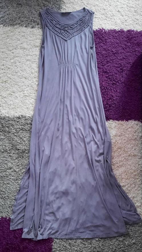 Marks & Spencer - Lange/maxi jurk - soepele stof viscose, Kleding | Dames, Jurken, Zo goed als nieuw, Maat 38/40 (M), Onder de knie