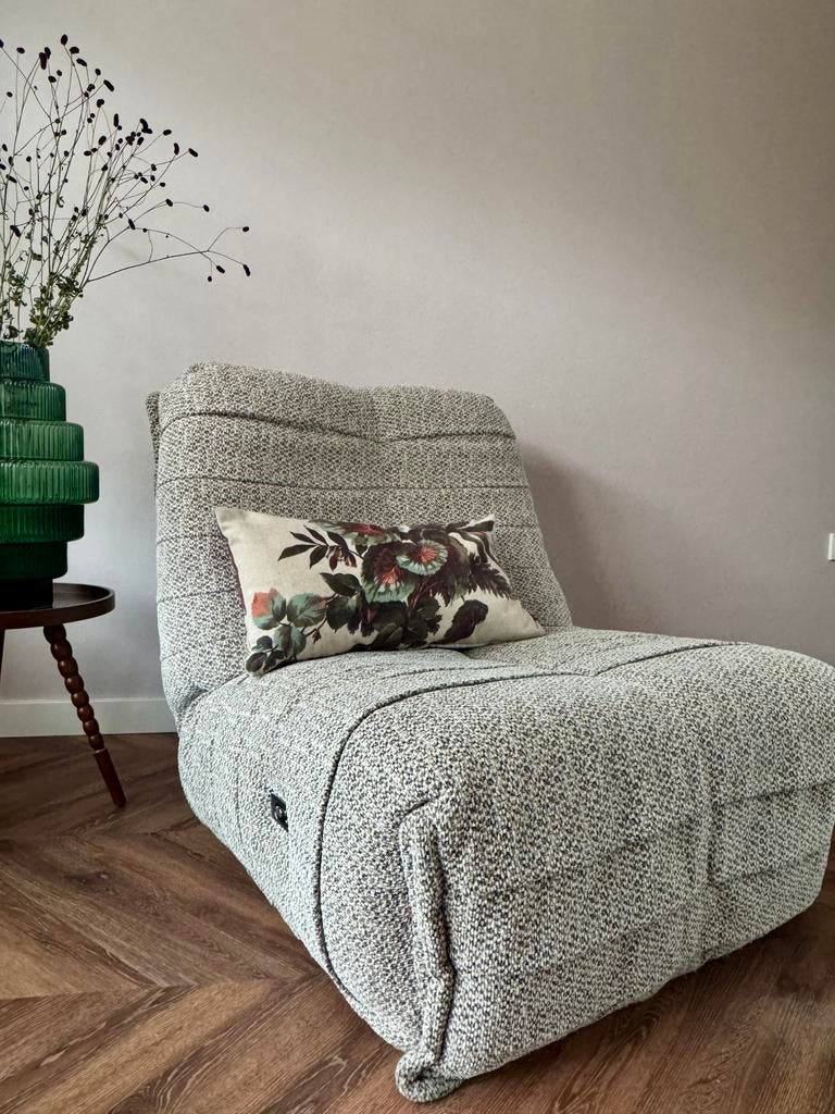 Hamilton Fauteuil - Dutchbone, Huis en Inrichting, Fauteuils, Ophalen, 75 tot 100 cm, Zo goed als nieuw, Stof