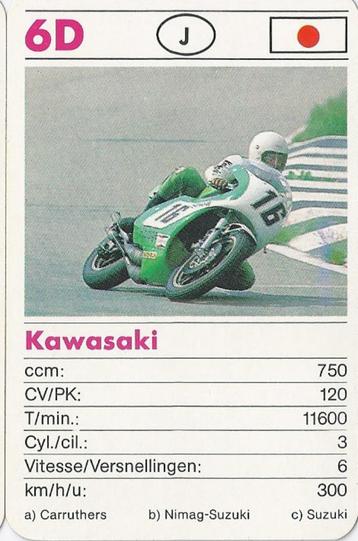 Kw1816 -- 6d motorkaartje kawasaki beschikbaar voor biedingen