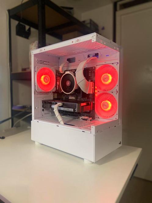 Witte Game PC | RTX 3060, Computers en Software, Desktop Pc's, Zo goed als nieuw, 3 tot 4 Ghz, SSD, Gaming, Ophalen of Verzenden