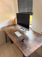 Uniek bureau van massief hout, Ophalen of Verzenden, Gebruikt, Bureau