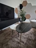 Marmeren Salontafel Set - Tijdloos Design, Huis en Inrichting, Tafels | Salontafels, Ophalen, 50 tot 100 cm, 50 tot 100 cm, Zo goed als nieuw