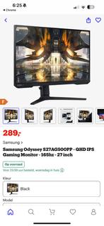 Samsung odyssey gaming monitor, Computers en Software, Monitoren, Gaming, IPS, Ophalen of Verzenden, Zo goed als nieuw