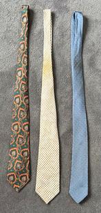 Set van 3 Stropdassen - Paisley, Ruit, Blauw, Ophalen, Gedragen, Met patroon