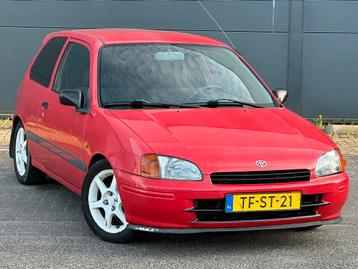 Toyota Starlet 1.3 16V 1998 Rood|VERKOCHT! beschikbaar voor biedingen