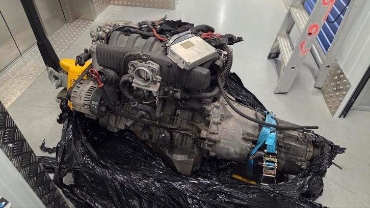 M52B28 Complete Swap - Motor, Bak, Kabelboom, MS41, Auto-onderdelen, Motor en Toebehoren, BMW, Gebruikt, Ophalen