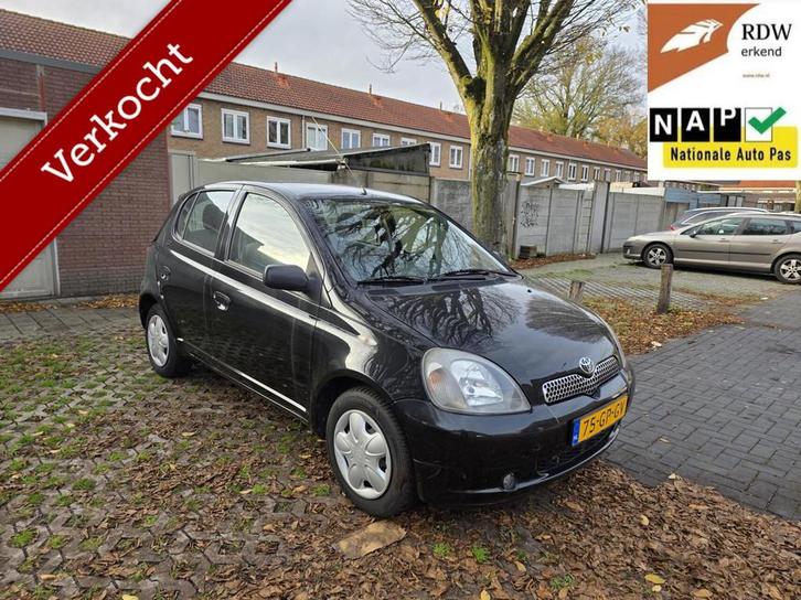 Toyota Yaris 1.3-16V SCHADE 2001 75dkm Airco/CV/APK3-2026, Auto's, Toyota, Bedrijf, Yaris, ABS, Airbags, Airconditioning, Alarm