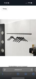 Hangende kledingroede, Huis en Inrichting, Ophalen of Verzenden, Zo goed als nieuw, Wandkapstok, Minder dan 100 cm