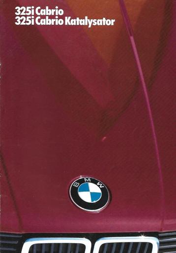 BMW 3 serie E30 cabriolet folders beschikbaar voor biedingen