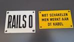Emaille bordjes, Belgische spoorwegen, Ophalen of Verzenden, Zo goed als nieuw, Reclamebord