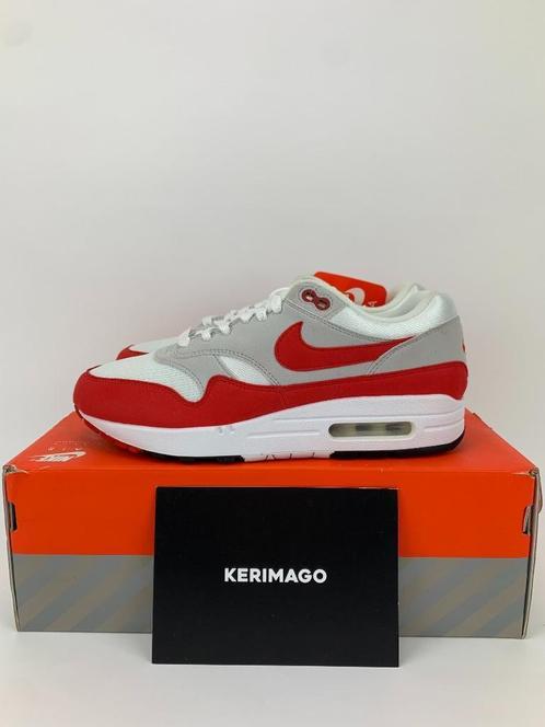 Nike Air Max 1 OG Red Anniversary EU 40.5 US 7.5 Nieuw, Kleding | Heren, Schoenen, Nieuw, Sneakers of Gympen, Wit, Ophalen of Verzenden