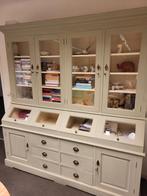 Grote buffetkast met glas, Huis en Inrichting, Gebruikt, 200 cm of meer, Ophalen of Verzenden, Glas