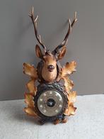 4 Vintage kunststof barometers hertenkop/druiven/anker/wiel, Ophalen of Verzenden, Gebruikt, Barometer