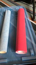 ROOD VINYL BEHANG en BLAUW VINYL BEHANG, Ophalen of Verzenden, Minder dan 10 m², Rood