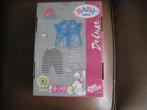 BABY BORN DE LUXE KLEDING-SET 43CM OF GROTE ZUS, Ophalen of Verzenden, Nieuw, Babypop