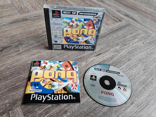 Pong PS1, Spelcomputers en Games, Games | Sony PlayStation 1, Zo goed als nieuw, Racen en Vliegen, 1 speler, Vanaf 3 jaar, Ophalen of Verzenden