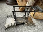 Miniatuur oude/ antieke zilveren ophaalbrug, Ophalen of Verzenden