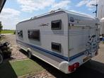 Hobby 560 KMFE ,bj 2004 ,met voortent en airco, Caravans en Kamperen, Caravans, Rondzit, Hobby, 7 tot 8 meter, Particulier