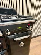 Luxe Falcon de Luxe Gas-Elektro Fornuis zwart / 3 ovens 90cm, Gebruikt, 60 cm of meer, Ophalen of Verzenden, Gas