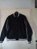 Zwart/witte baseball jack mt: XS/S, Ophalen of Verzenden, Zo goed als nieuw, Maat 34 (XS) of kleiner, Zwart