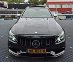 Mercedes-Benz C63s Estate 510pk Dealer onderhouden Origineel, Auto's, Automaat, Achterwielaandrijving, Zwart, C-Klasse