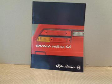 alfa romeo sprint veloce 15 beschikbaar voor biedingen